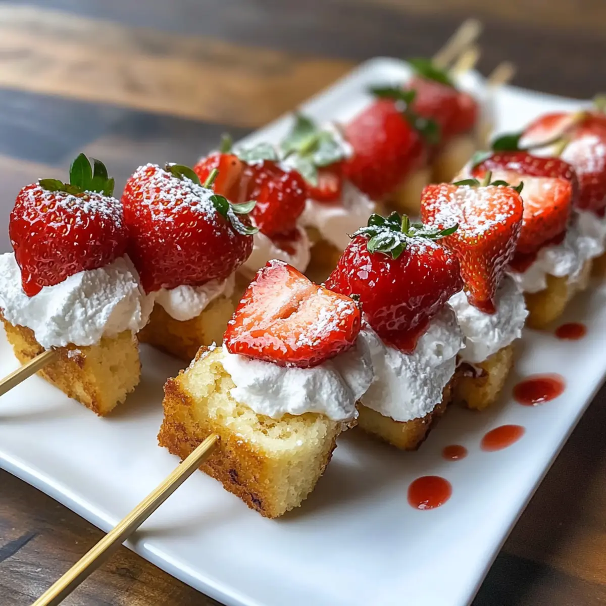 Strawberry Shortcake Kabobs