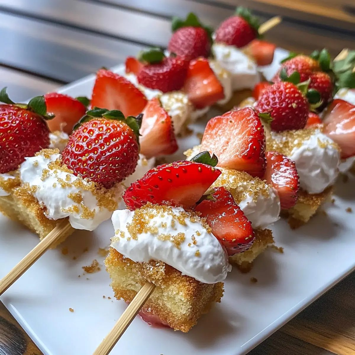 Strawberry Shortcake Kabobs