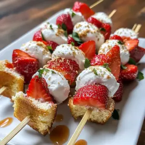 Strawberry Shortcake Kabobs