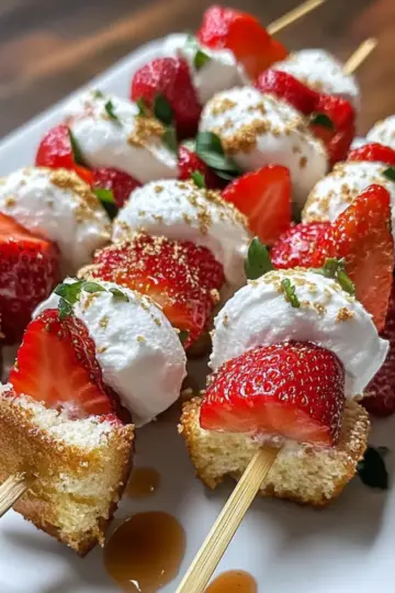 Strawberry Shortcake Kabobs