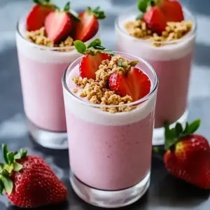 Strawberry Shortcake Protein Smoothie