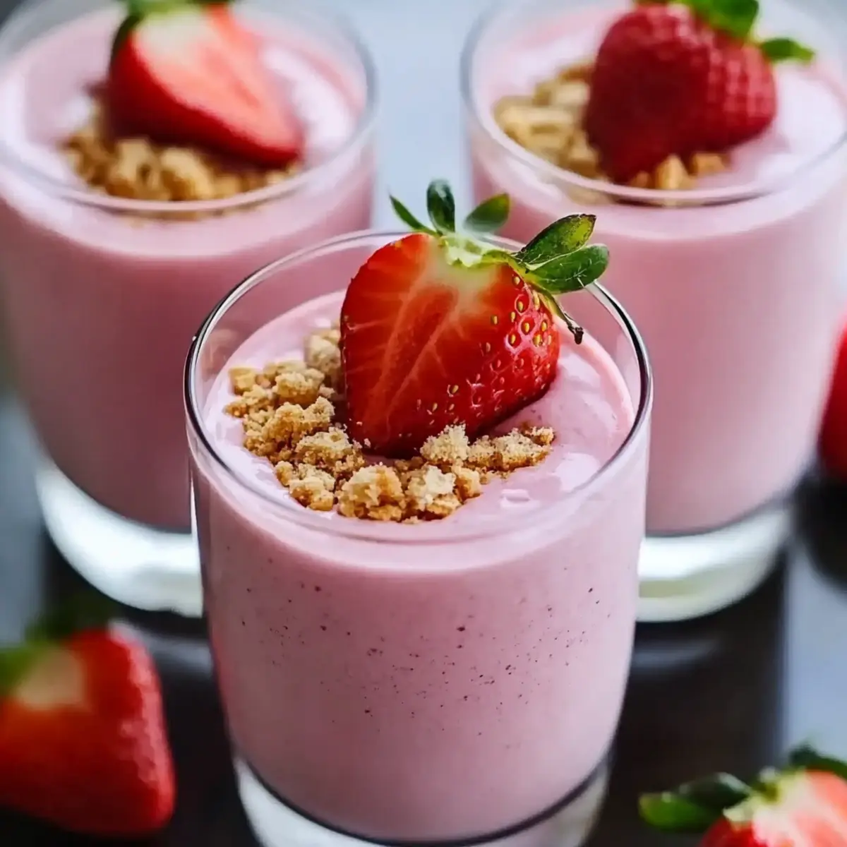 Strawberry Shortcake Protein Smoothie