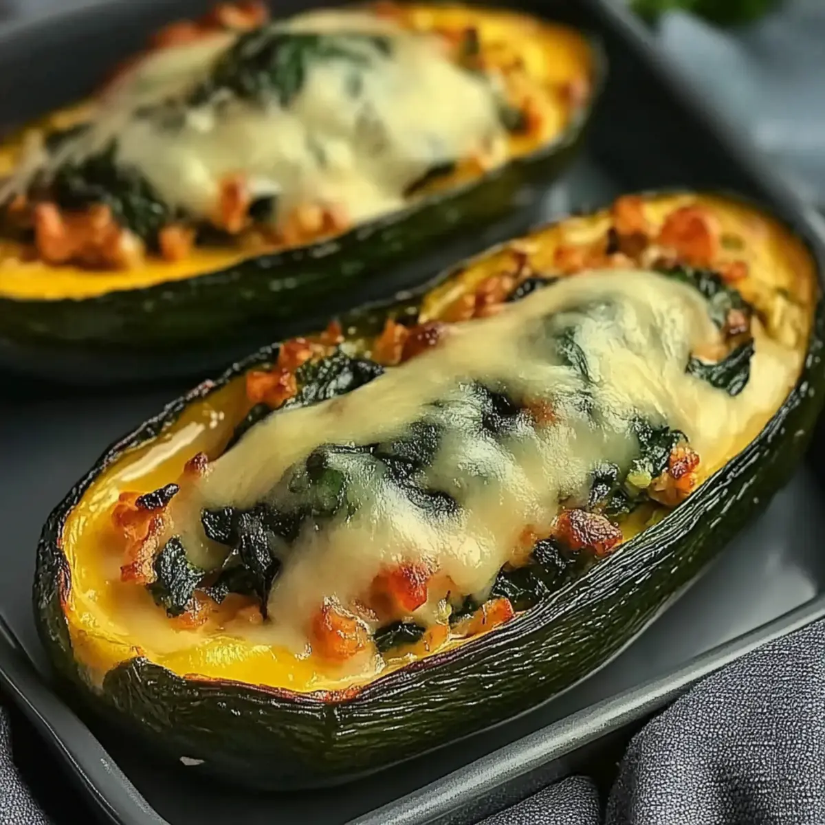 Stuffed Zucchini Boats