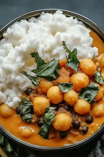 Sweet Potato and Chickpea Curry