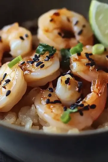 Teriyaki Shrimp Rice Bowls