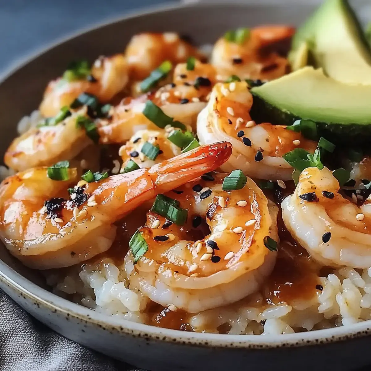 Teriyaki Shrimp Rice Bowls