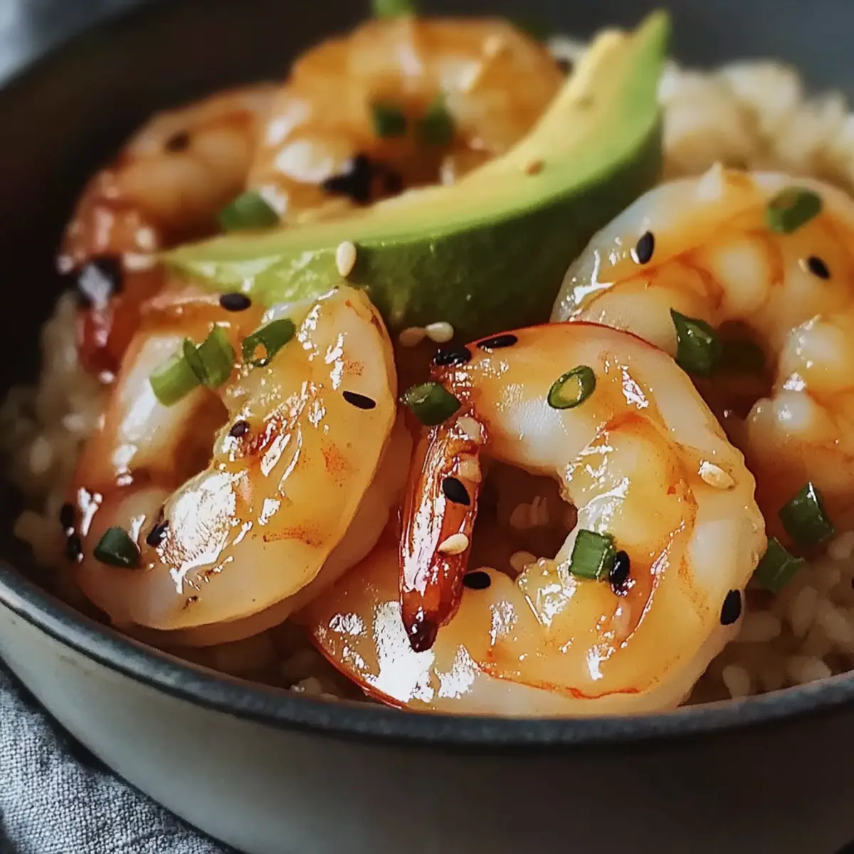 Teriyaki Shrimp Rice Bowls
