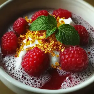Vegan Raspberry Chia Pudding
