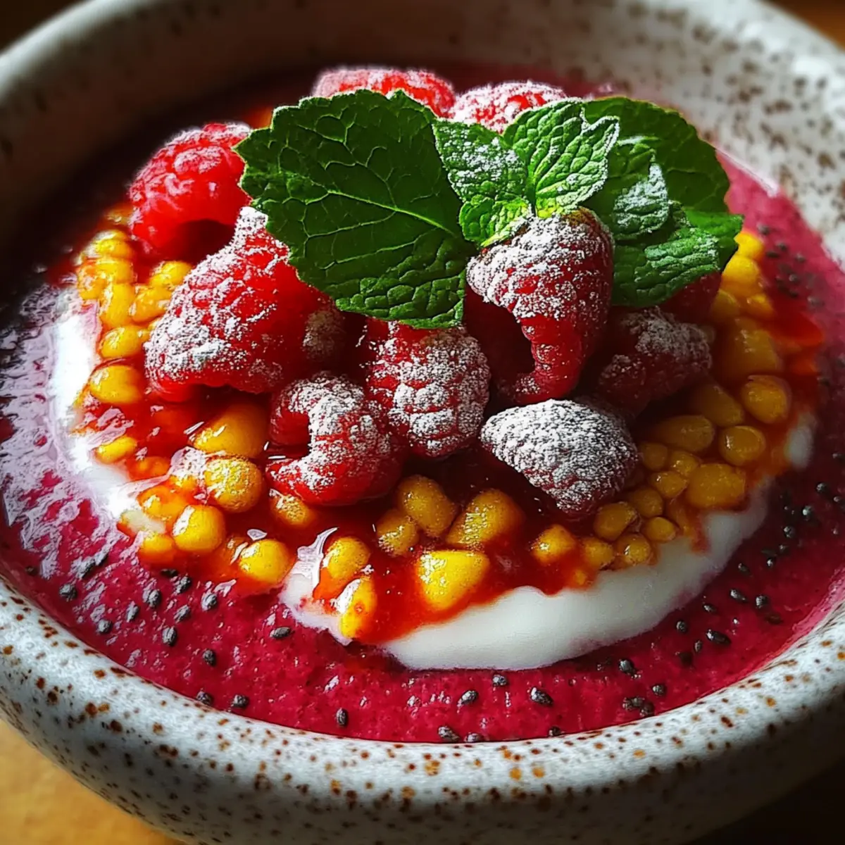 Vegan Raspberry Chia Pudding