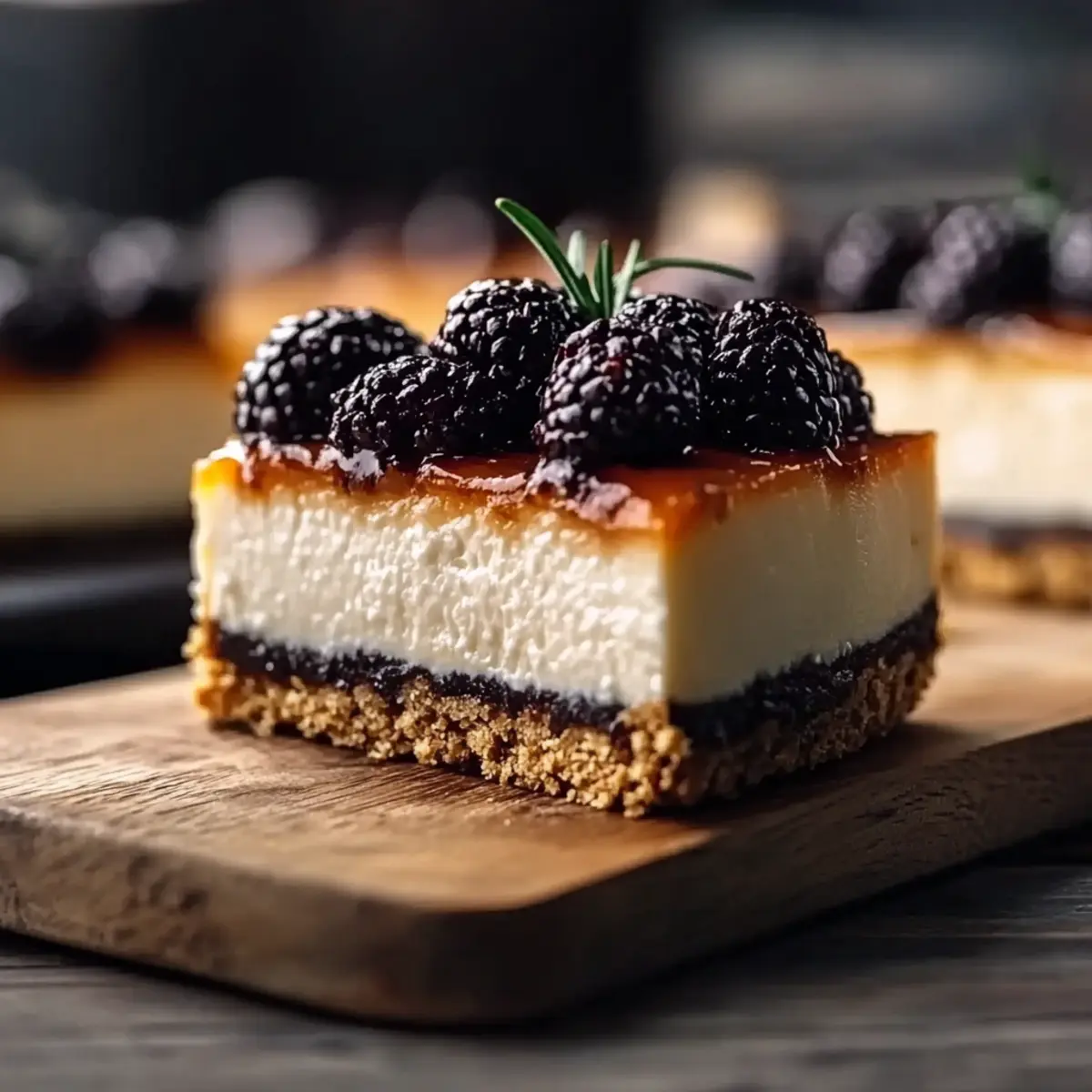 Blackberry Bliss Cheesecake