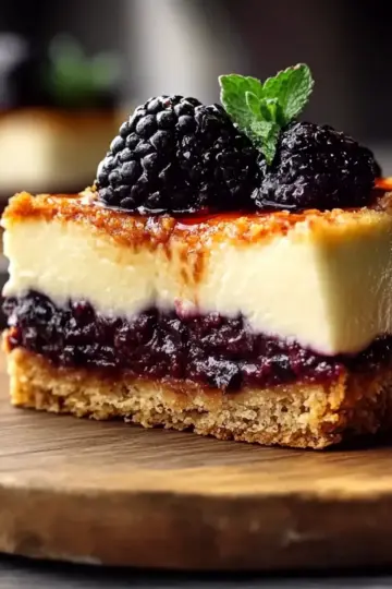 Blackberry Bliss Cheesecake