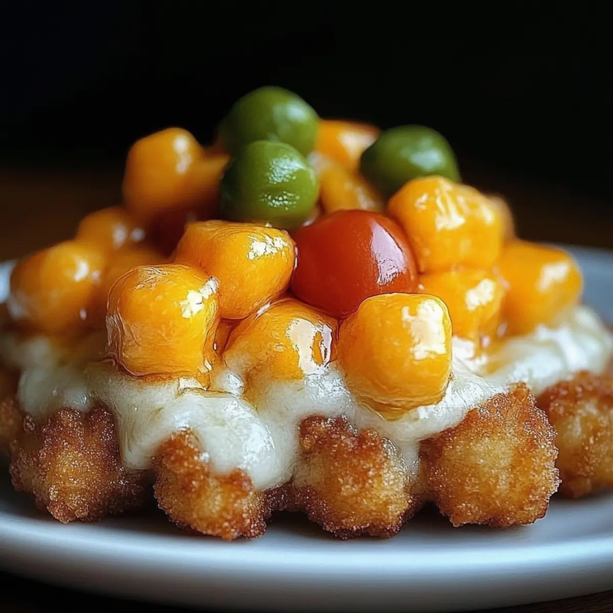 Cheesy Ground Beef Tater Tot Casserole