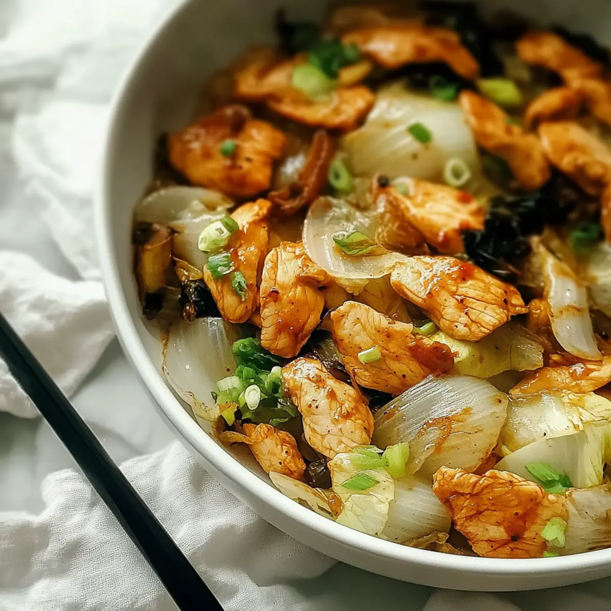 Chicken And Cabbage Stir Fry