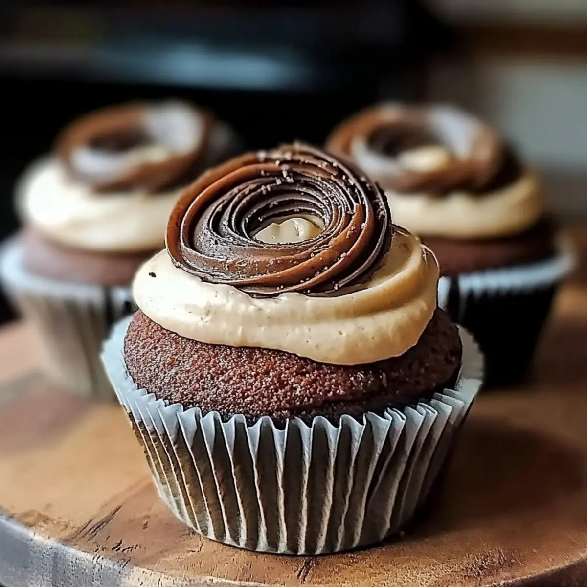 Chocolate Tiramisu Cupcakes