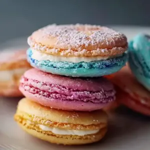 Colorful French Macarons