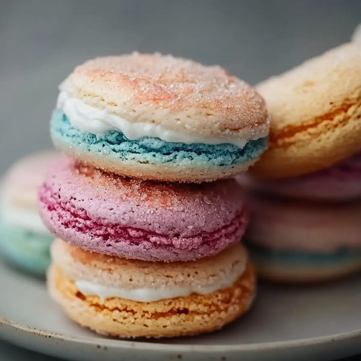 Colorful French Macarons
