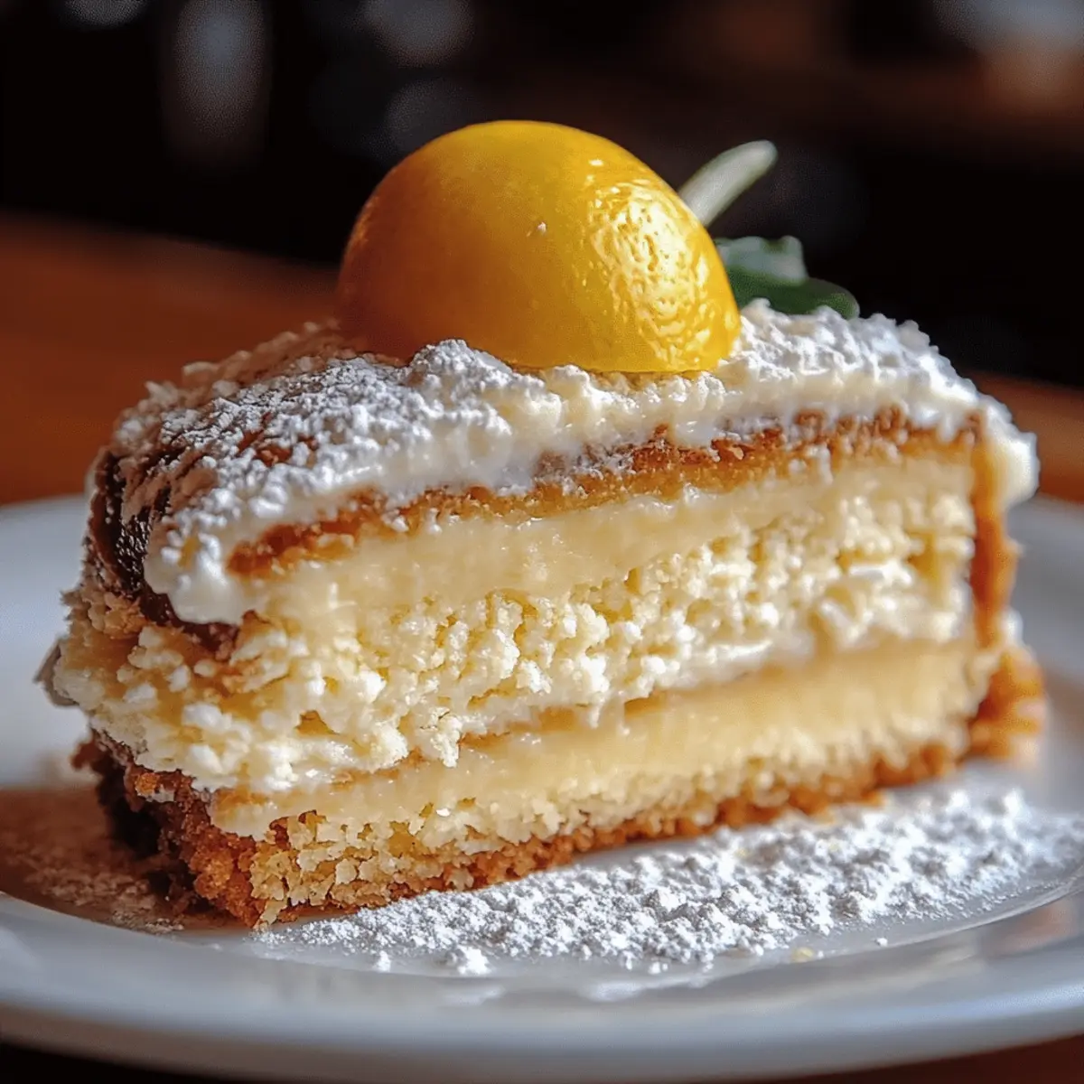 Italian Lemon Cream Cake