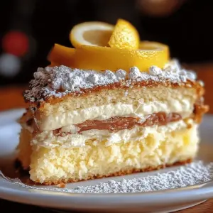 Italian Lemon Cream Cake