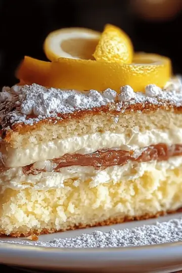 Italian Lemon Cream Cake