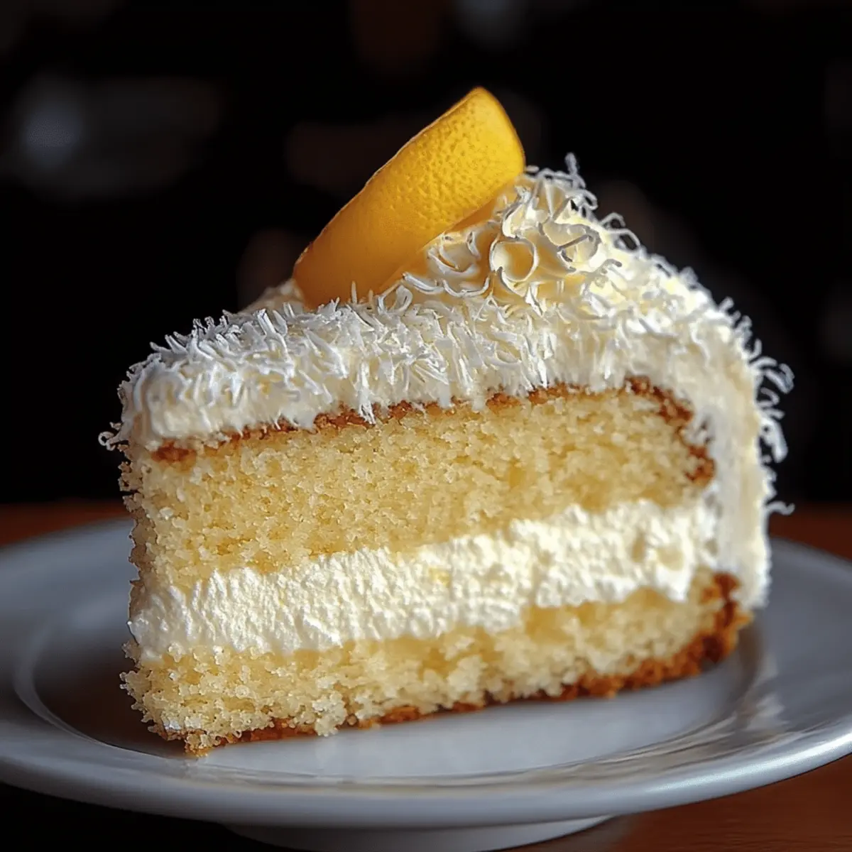 Italian Lemon Cream Cake