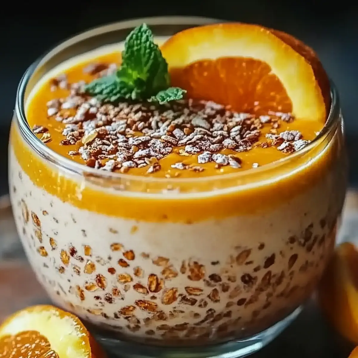 Orange Creamsicle Overnight Oats