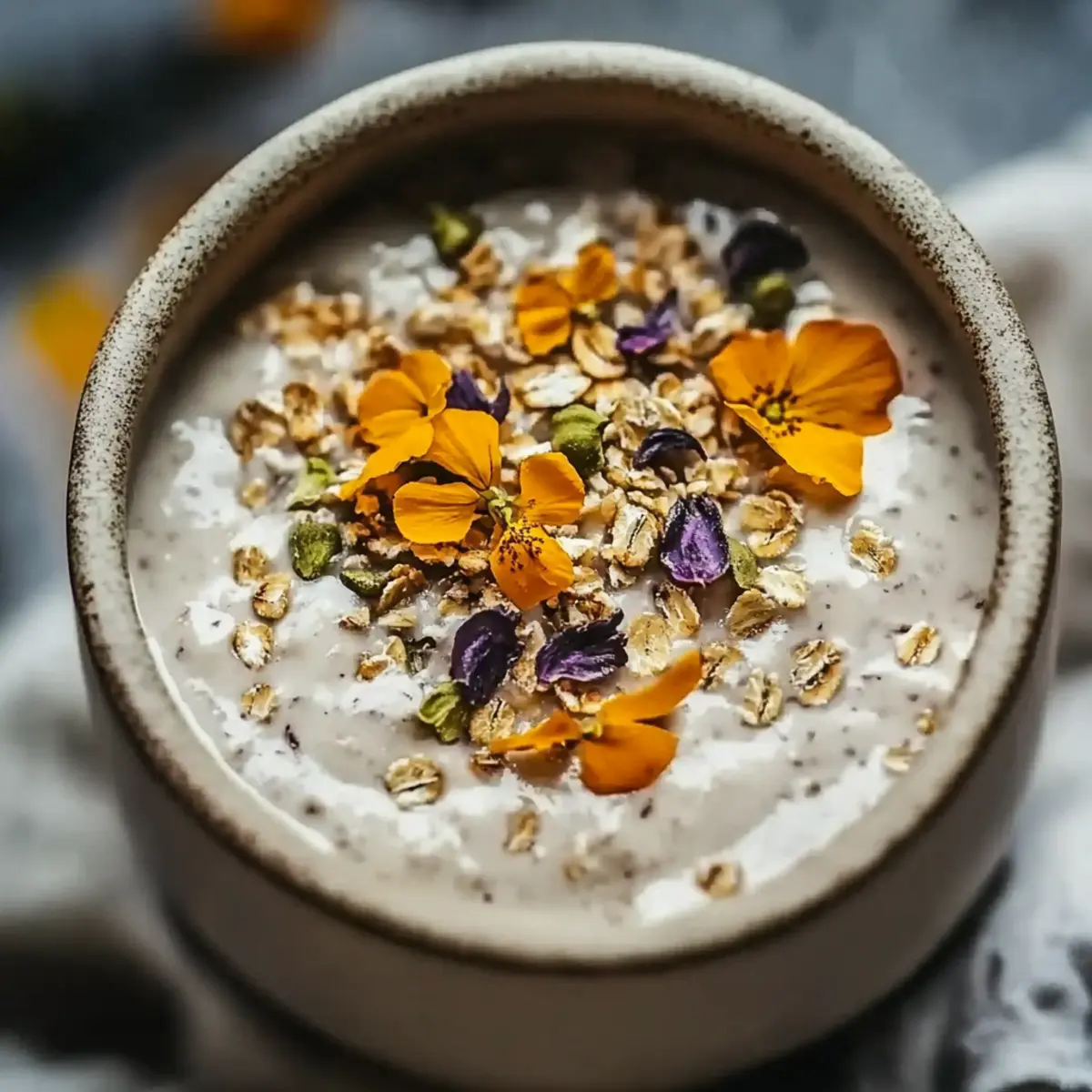 Pistachio Orange Blossom Overnight Oats