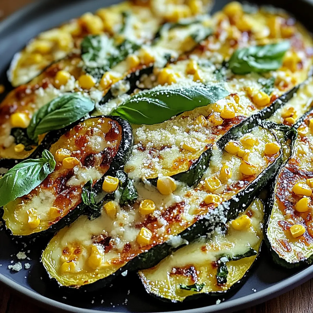 Savory Roasted Zucchini and Corn