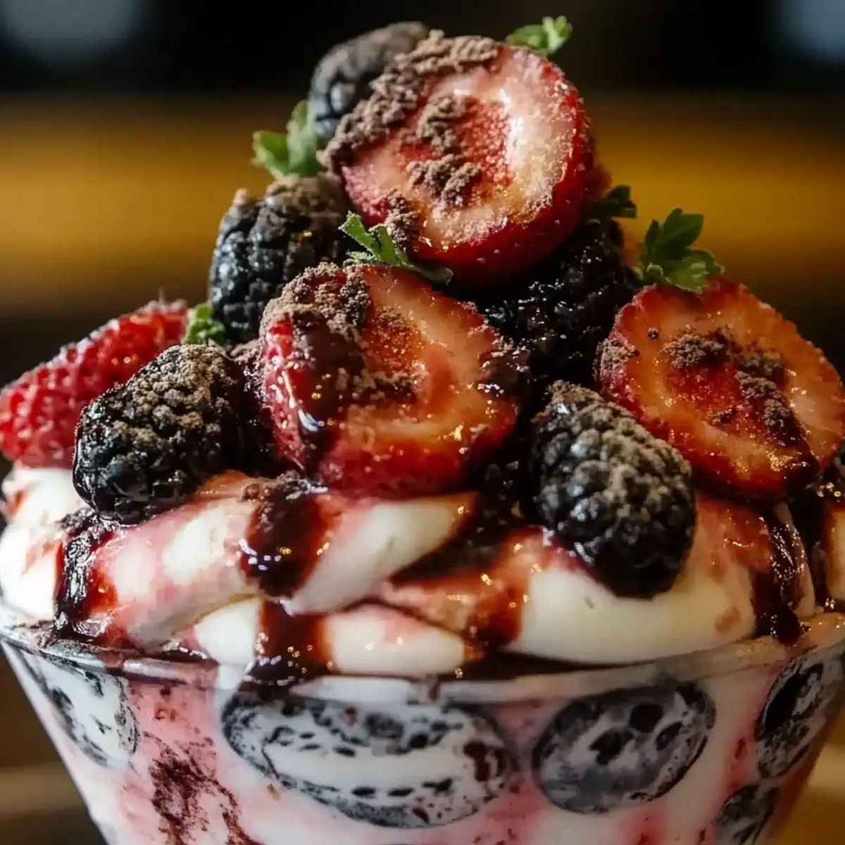 Strawberry Oreo Ice Cream