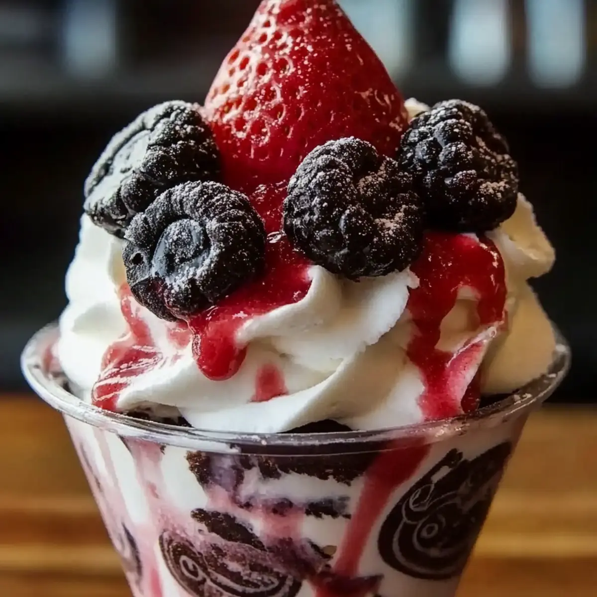 Strawberry Oreo Ice Cream