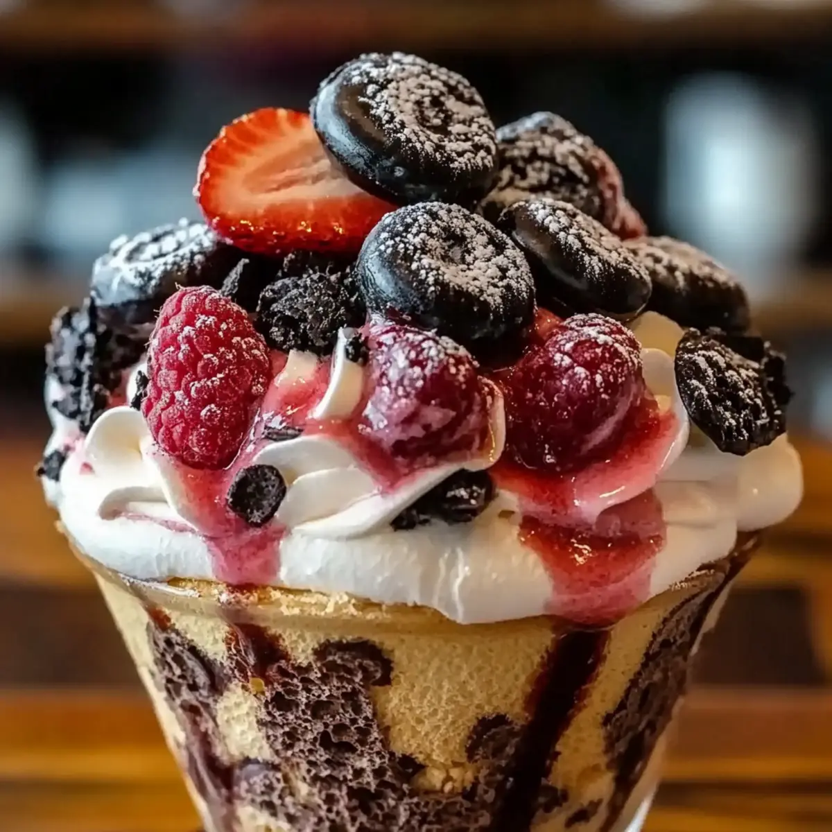 Strawberry Oreo Ice Cream