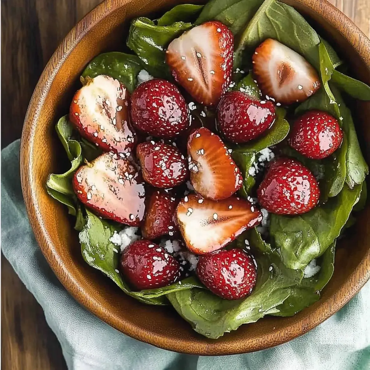 Strawberry Spinach Salad