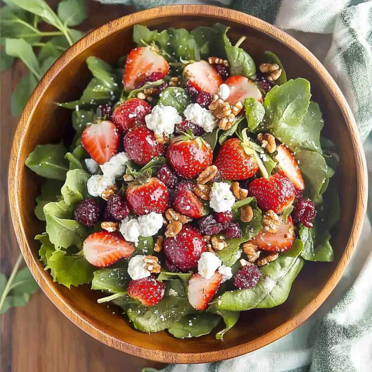 Strawberry Spinach Salad