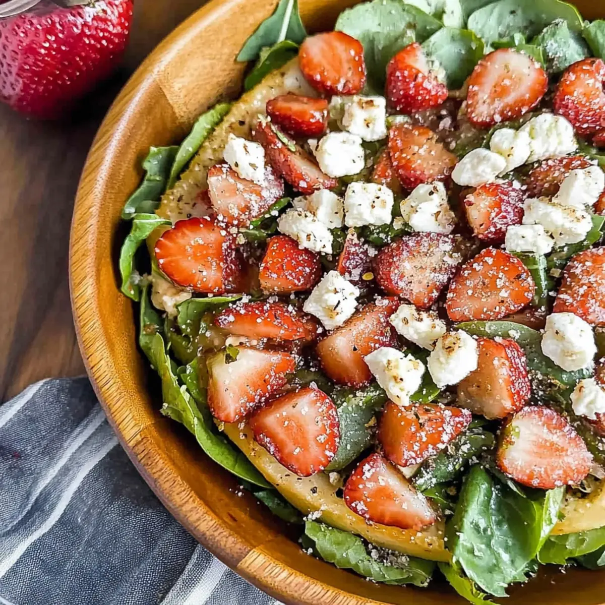 Strawberry Spinach Salad