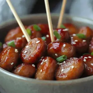 Sweet Chili Sausage Bites