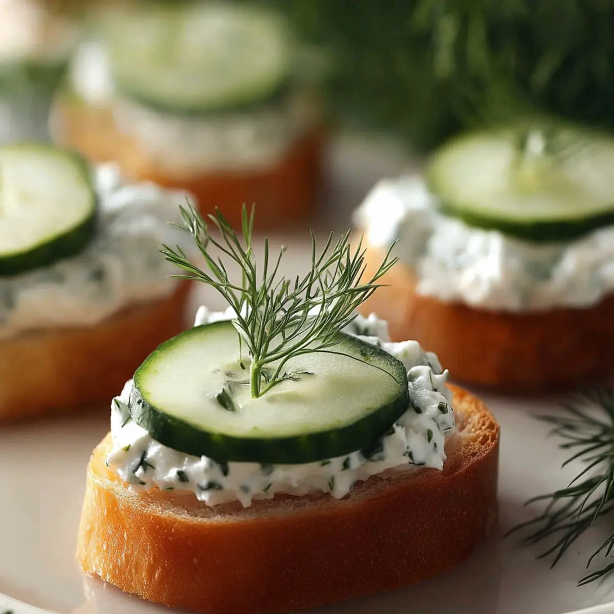 Crisp Cucumber Sandwich Bites